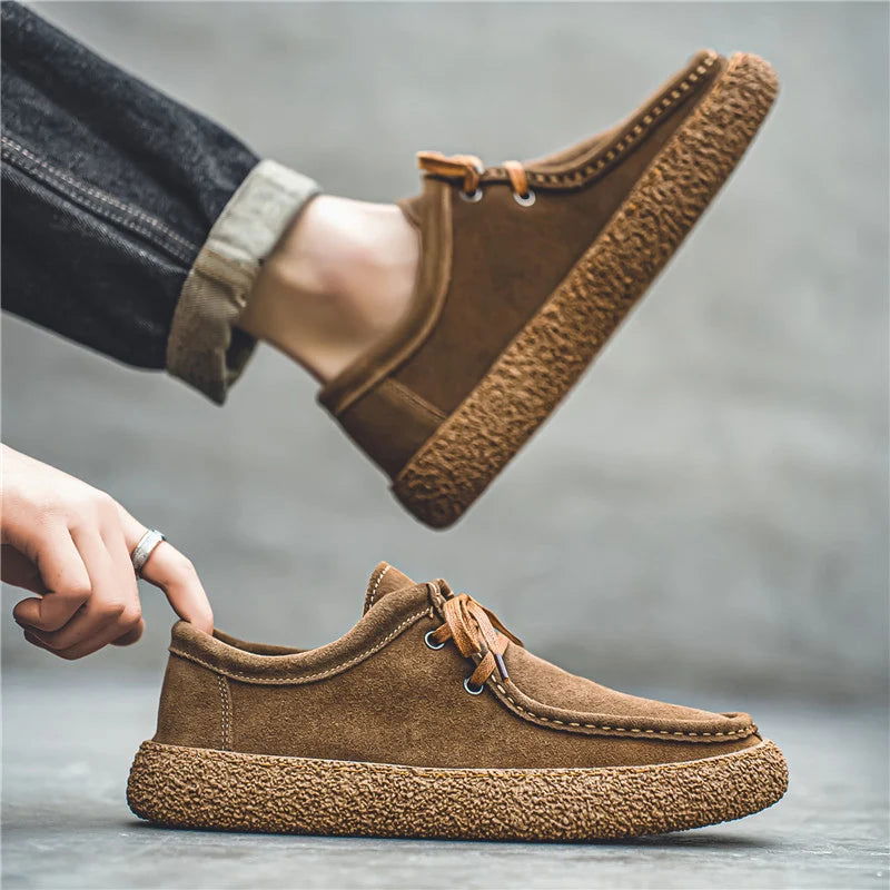 Mocassins Homme en Daim Décontracté