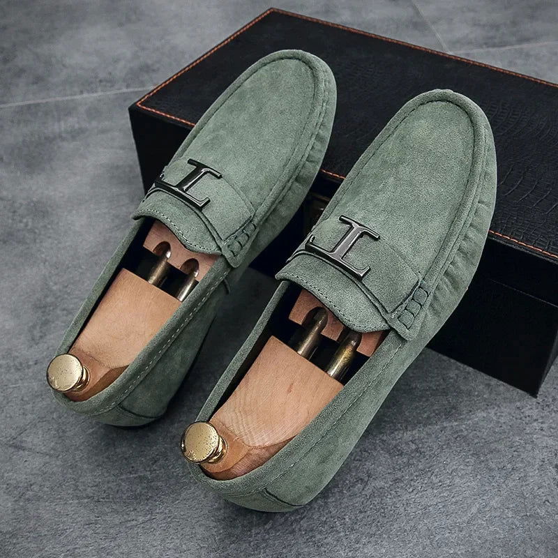 Mocassins Homme en Daim Luxe