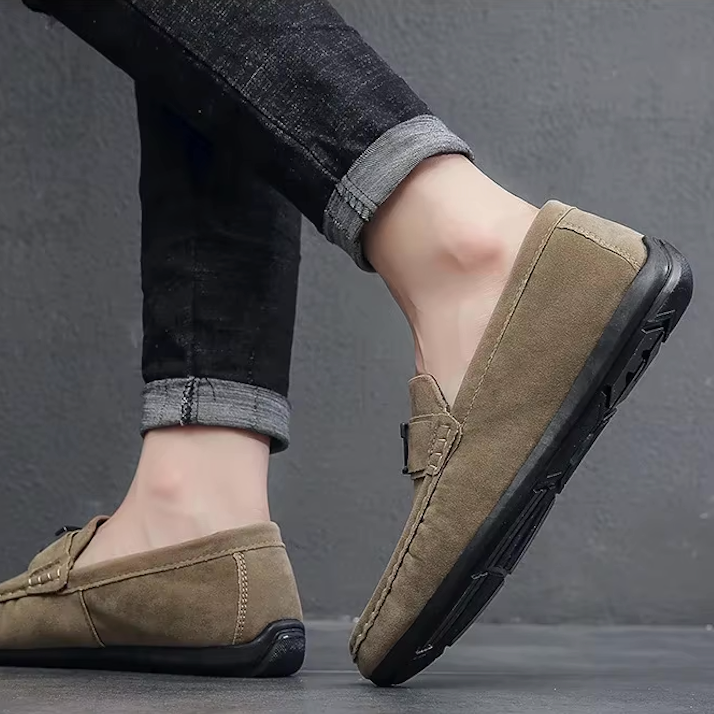 Mocassins Homme en Daim Luxe