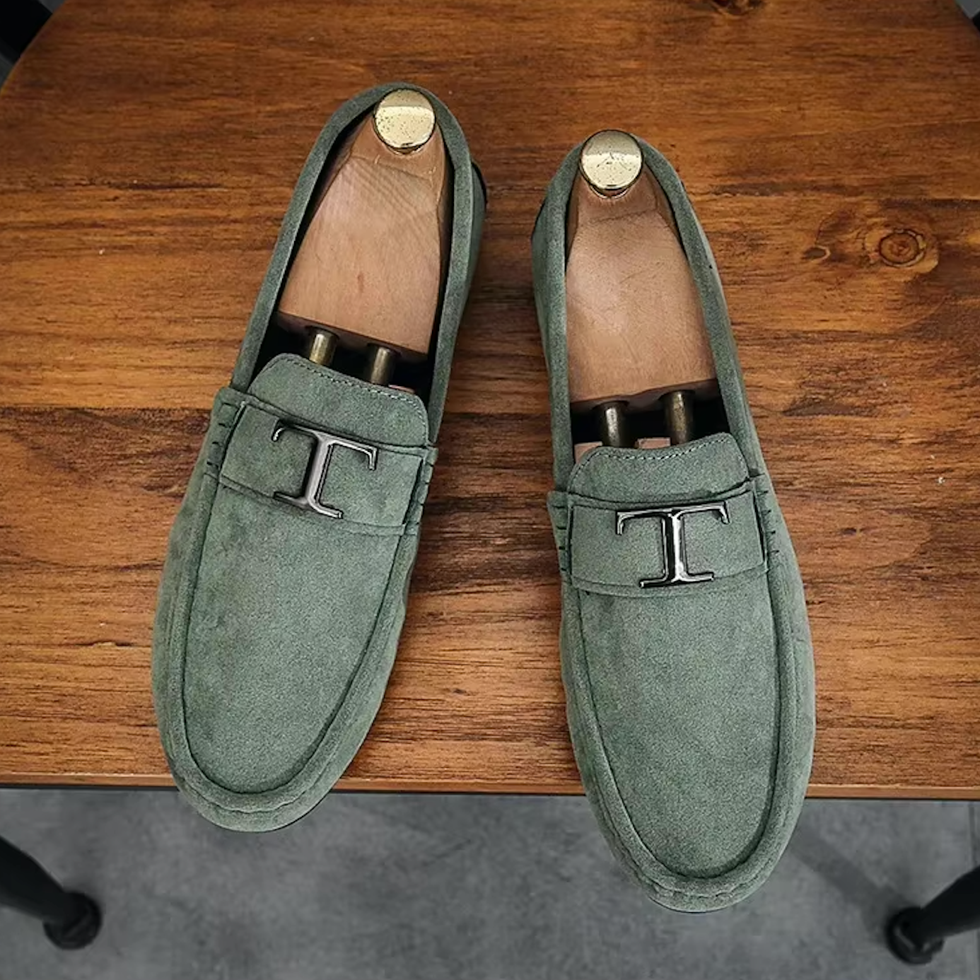 Mocassins Homme en Daim Luxe