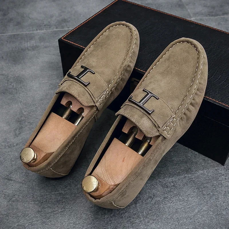 Mocassins Homme en Daim Luxe