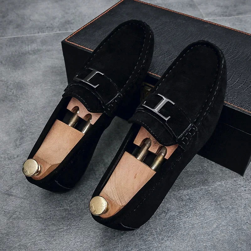 Mocassins Homme en Daim Luxe