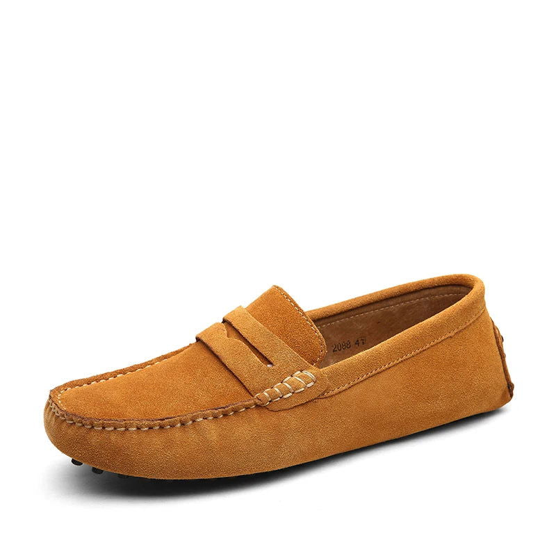 Mocassins Homme en Daim Souple