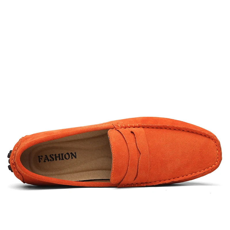 Mocassins Homme en Daim Souple