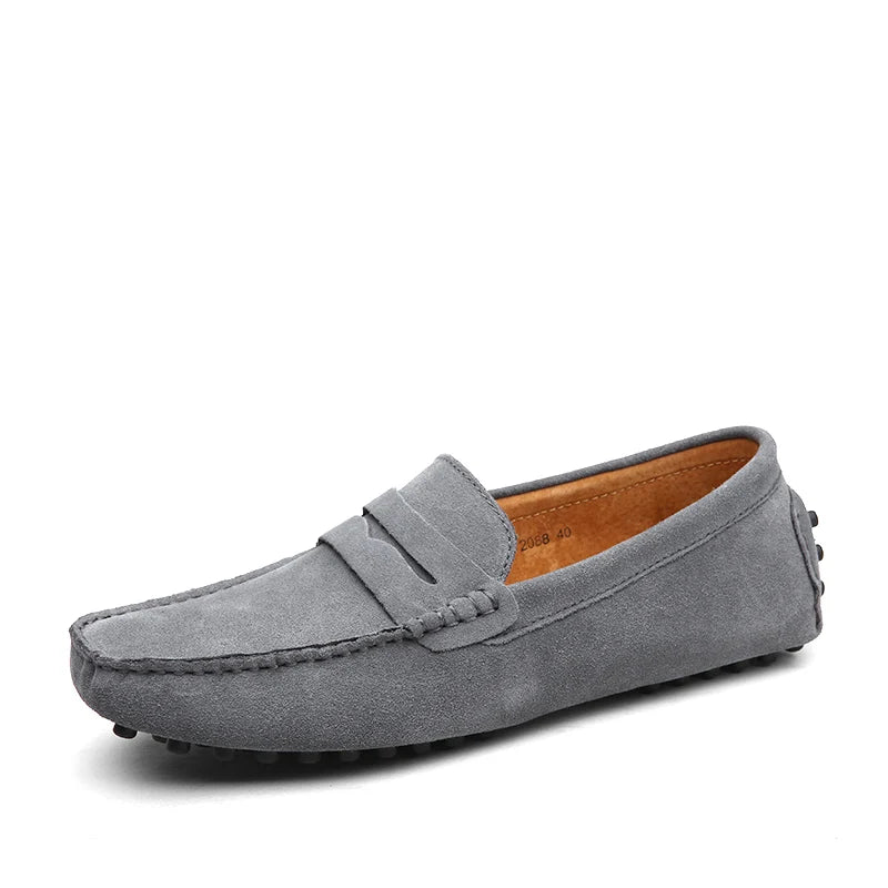 Mocassins Homme en Daim Souple