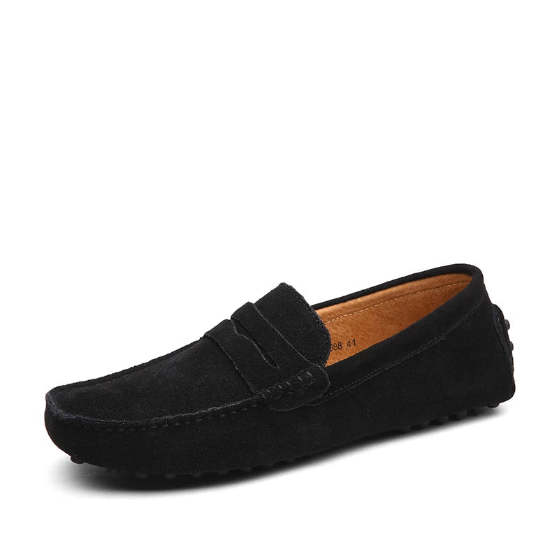 Mocassins Homme en Daim Souple