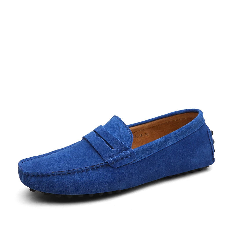 Mocassins Homme en Daim Souple