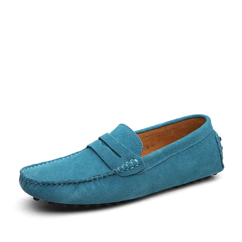 Mocassins Homme en Daim Souple