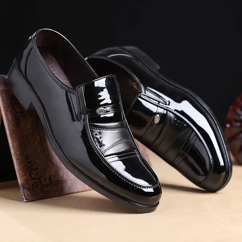 Mocassins Vernis Homme en Simili Cuir - Classe