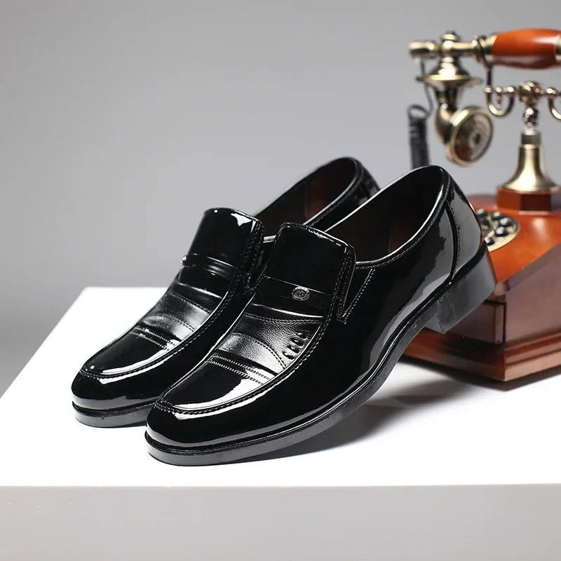 Mocassins Vernis Homme en Simili Cuir - Classe