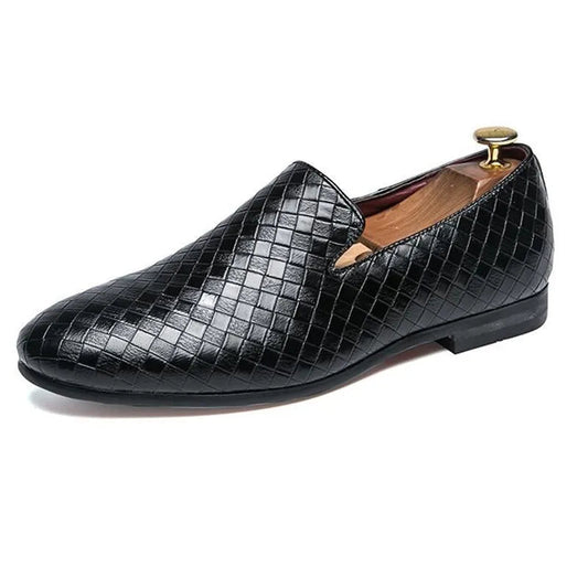 Mocassins en Cuir Tressé - Classe et Respirabilité