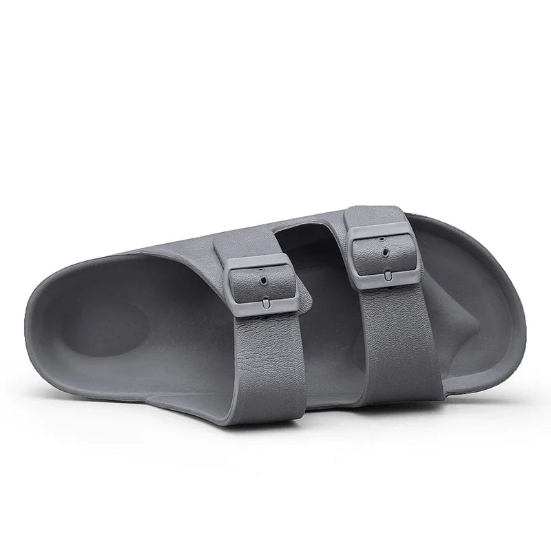 Sandales Homme – Double Boucle Réglable Et Semelle Antidérapante