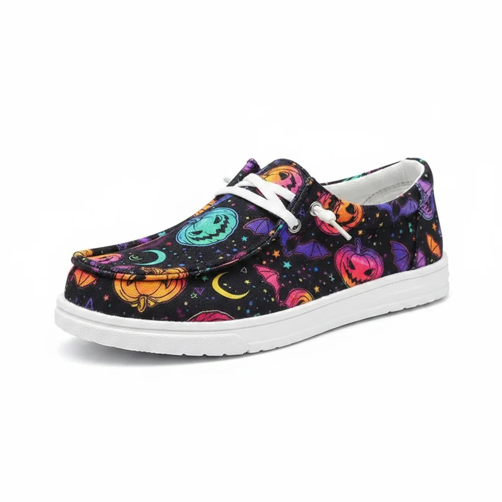 Espadrilles Femme Toile – Imprimé Fantaisie Multicolore