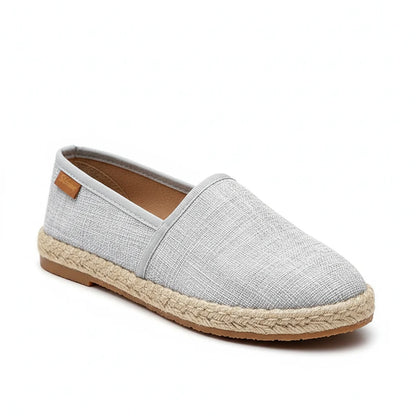 Espadrilles Femme Toile – Rayures et Semelle Tressée