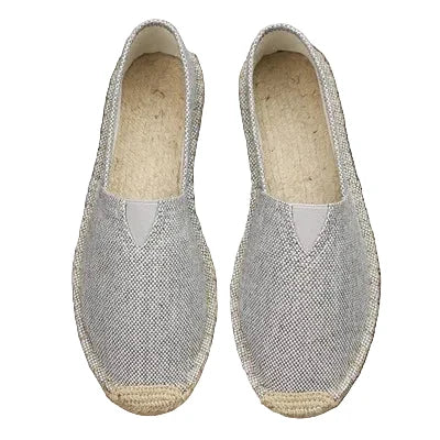 Espadrilles Homme Toile Rayées – Slip-On Décontractées