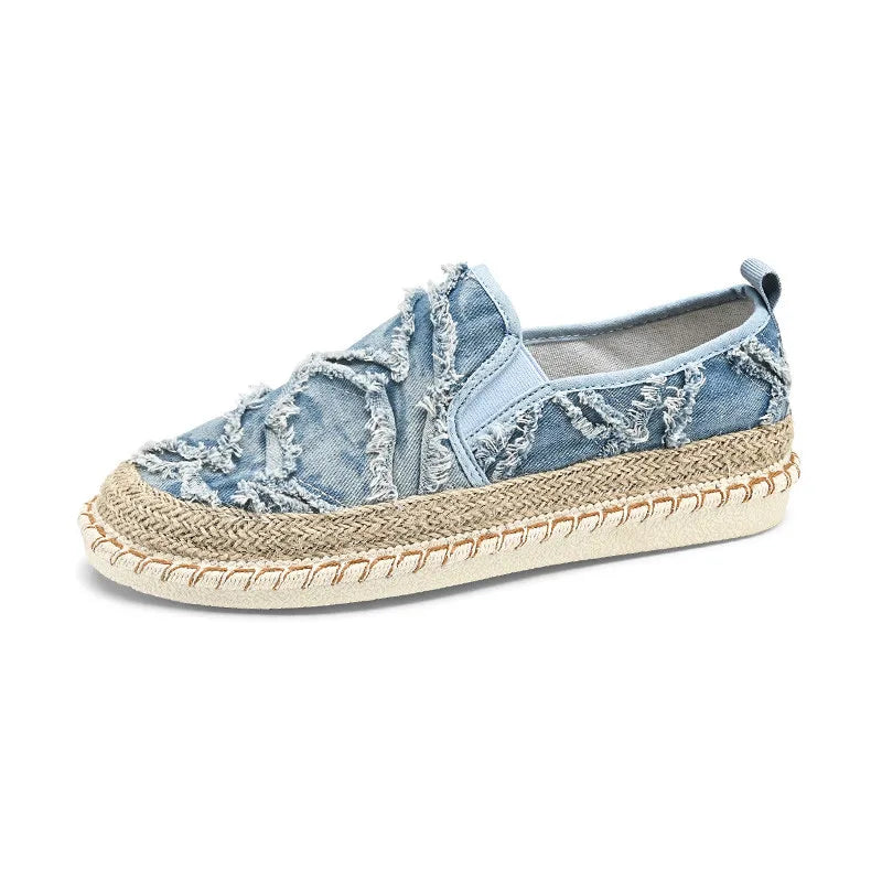Espadrilles Homme Canvas – Motif Carreaux Semelle Corde
