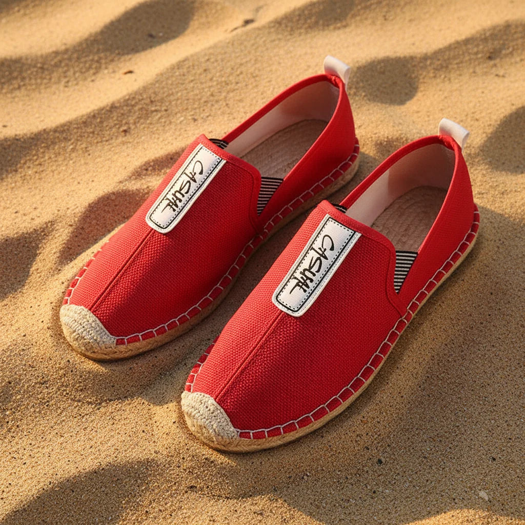 Espadrilles Homme Toile – Slip-On Uni Classique
