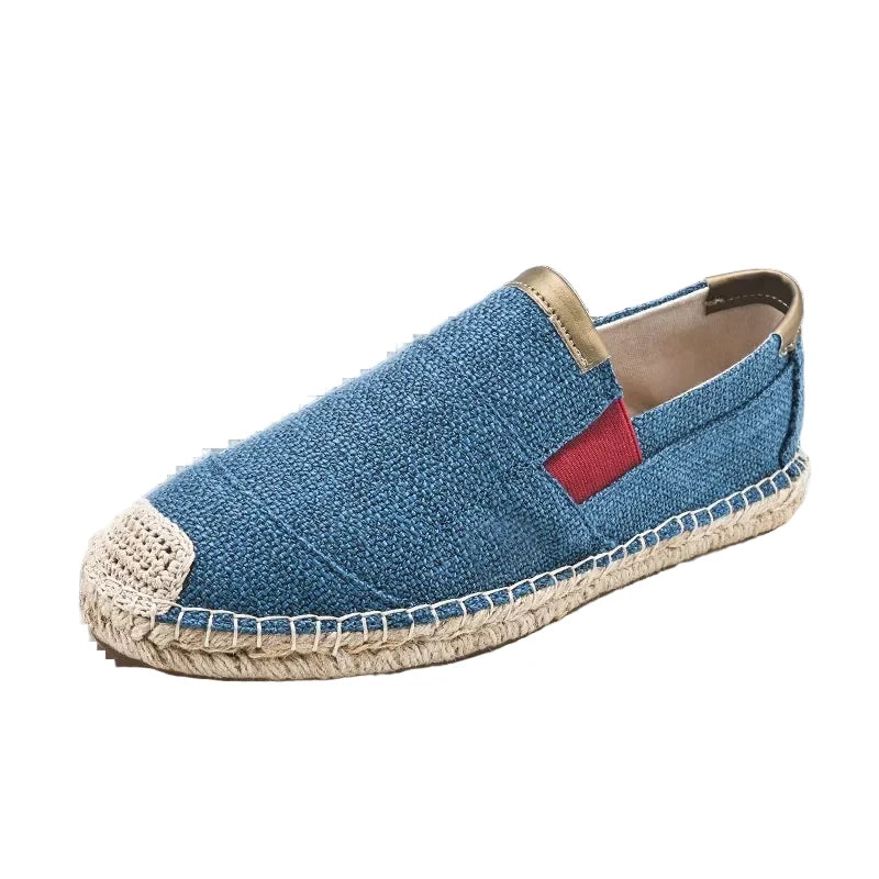 Espadrilles Homme Microfibre – Bout Pointu Sans Lacets