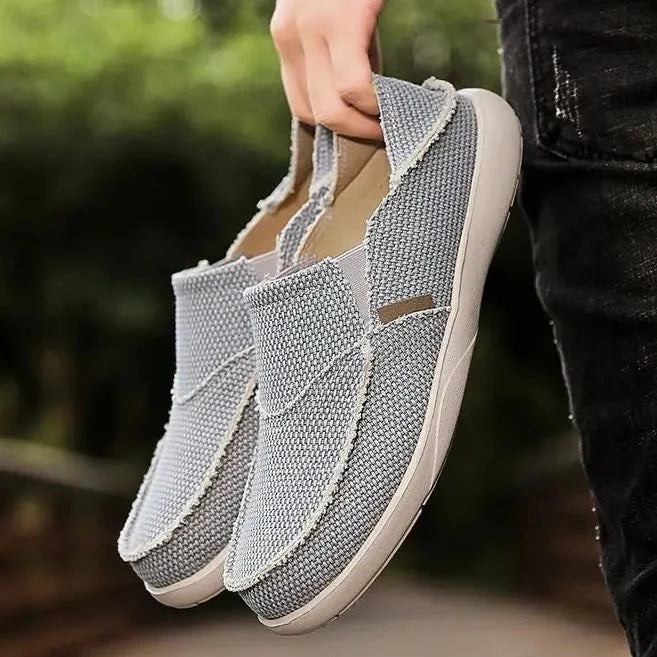 Espadrilles Homme Toile – Design Tressé Décontracté Slip-On