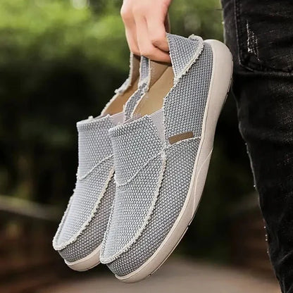 Espadrilles Homme Toile – Design Tressé Décontracté Slip-On