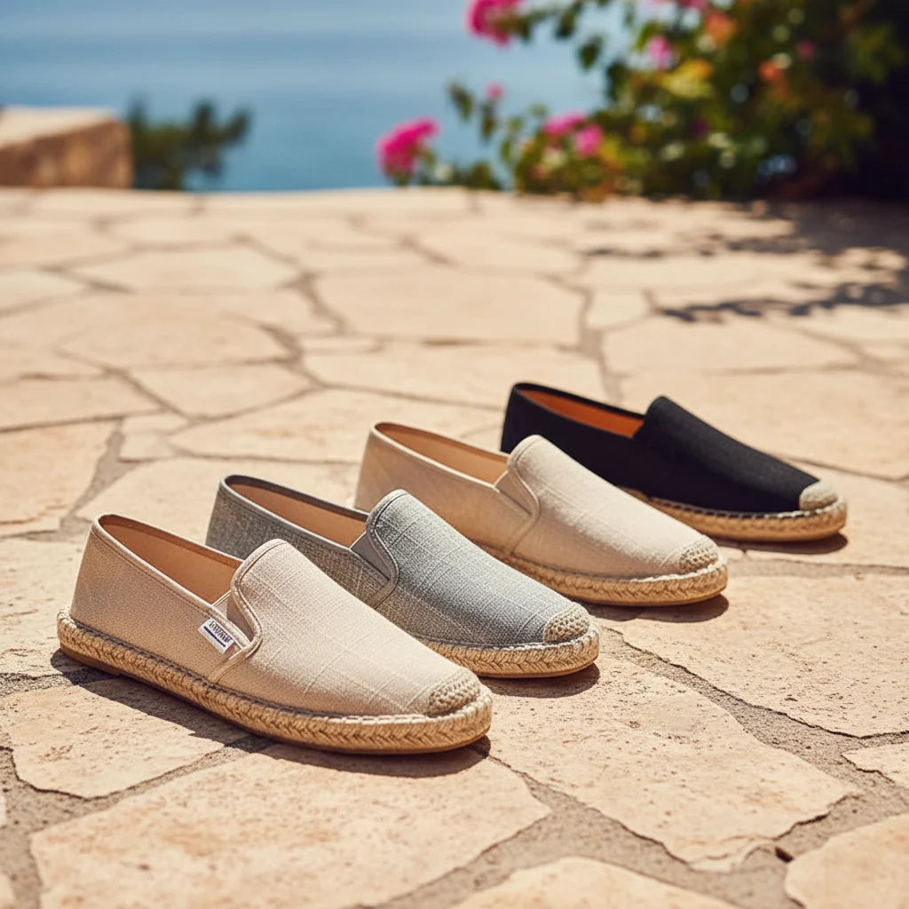 Espadrilles Homme Toile – Slip-On Uni Respirant