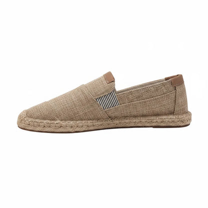 Espadrilles Homme Tissu – Bout Rond Style Vintage