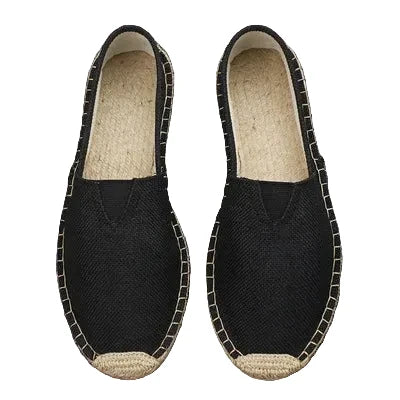 Espadrilles Homme Toile Rayées – Slip-On Décontractées