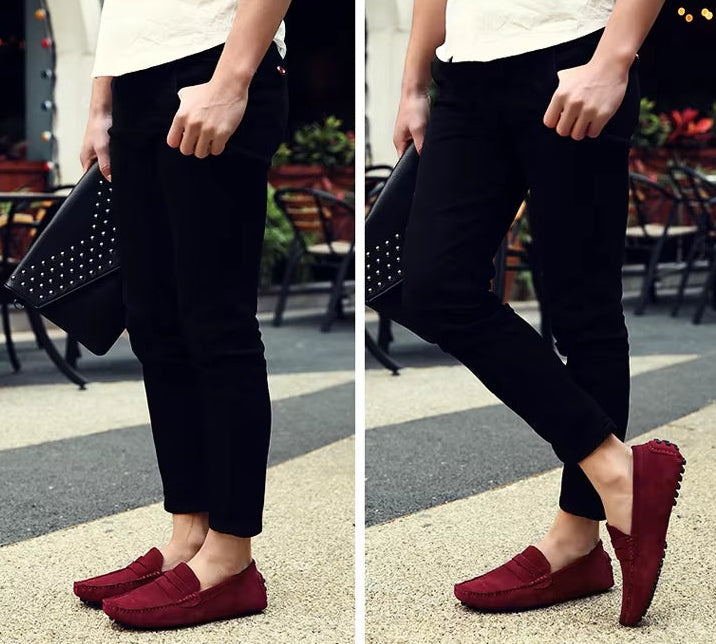 Mocassins Homme en Daim Souple