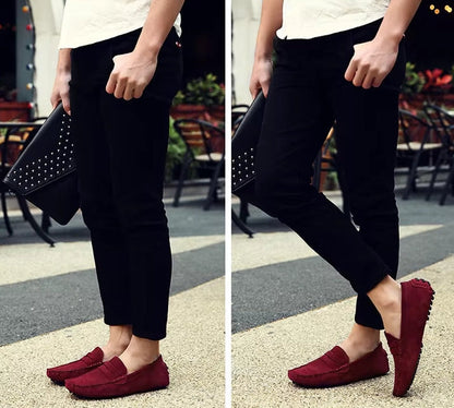 Mocassins Homme en Daim Souple