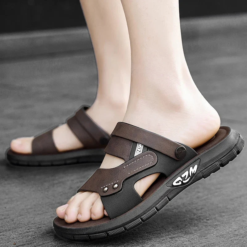Sandales Homme – Style Sport À Double Brides Fixées