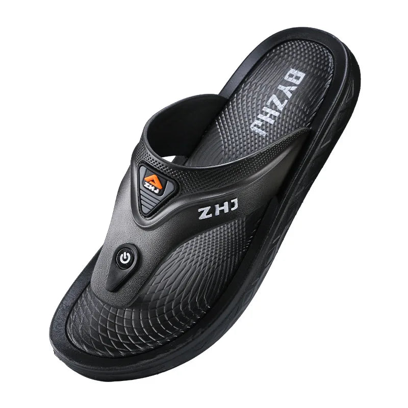 Sandales Homme – Tongs Techniques Avec Bouton Design Et Maintien Ergonomique
