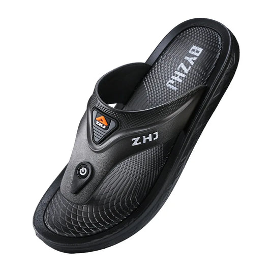 Sandales Homme – Tongs Techniques Avec Bouton Design Et Maintien Ergonomique