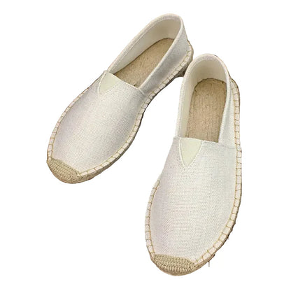 Espadrilles Homme Toile – Modèle Uni Slip-On