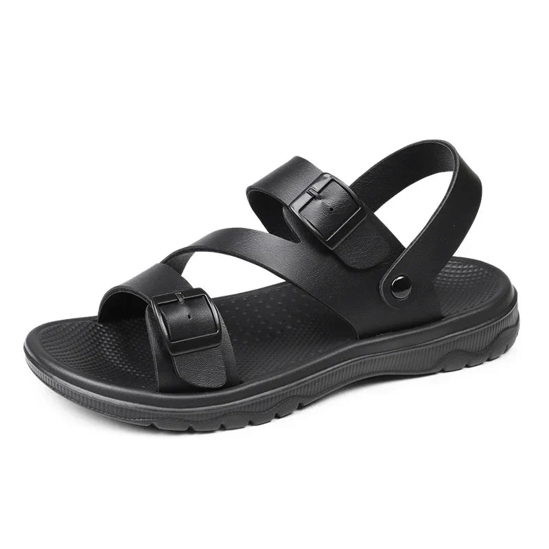 Sandales Homme – Brides À Boucles Et Semelle Antidérapante