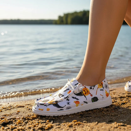 Espadrilles Femme Toile – Imprimé Fantaisie Multicolore