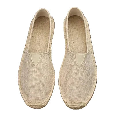 Espadrilles Homme Toile Rayées – Slip-On Décontractées