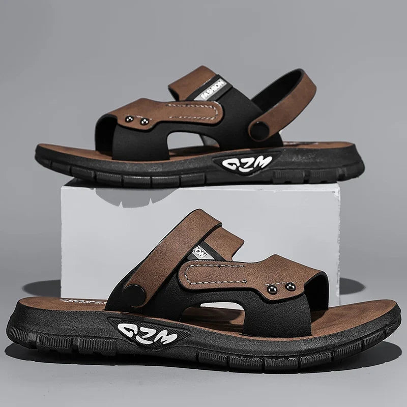 Sandales Homme – Style Sport À Double Brides Fixées