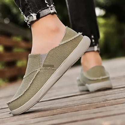 Espadrilles Homme Toile – Design Tressé Décontracté Slip-On