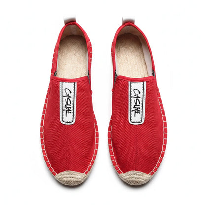 Espadrilles Homme Toile – Slip-On Uni Classique