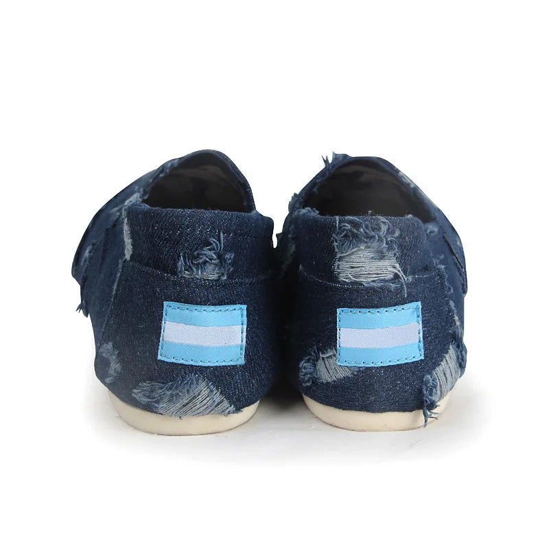 Espadrilles Femme Textile – Slip-On Uni Bout Rond
