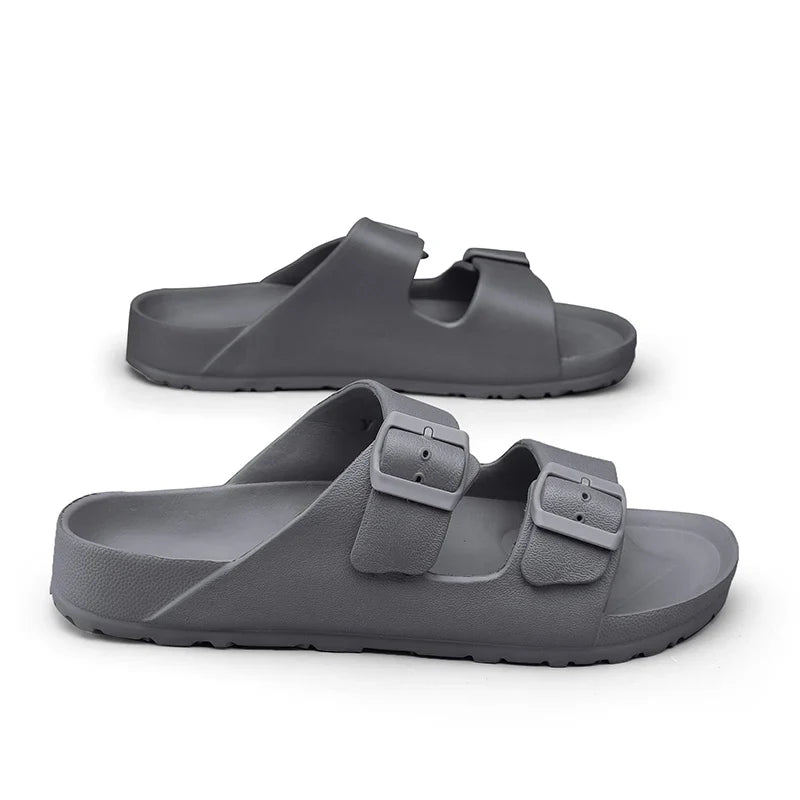 Sandales Homme – Double Boucle Réglable Et Semelle Antidérapante