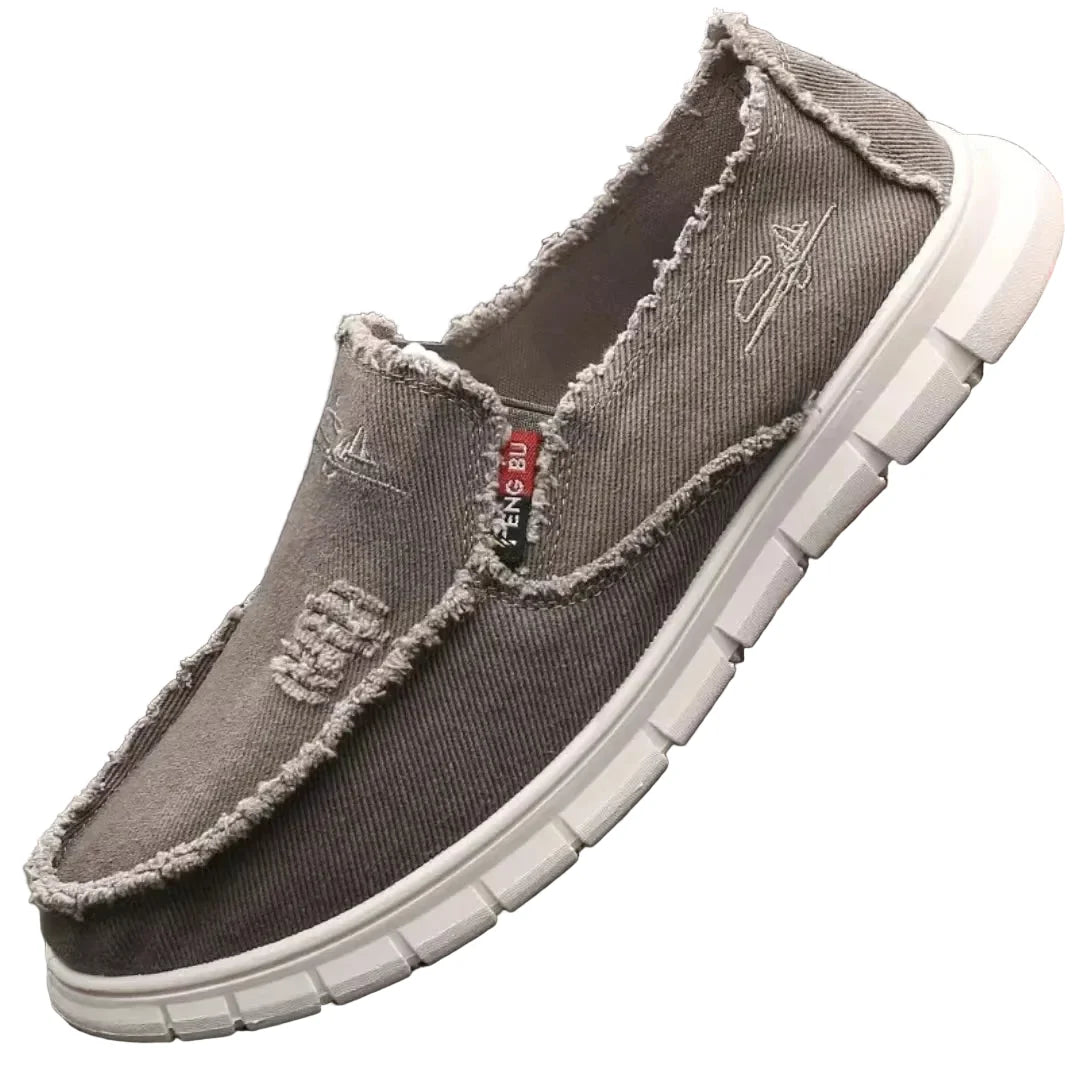 Espadrilles Homme Toile – Modèle Uni À Lacets