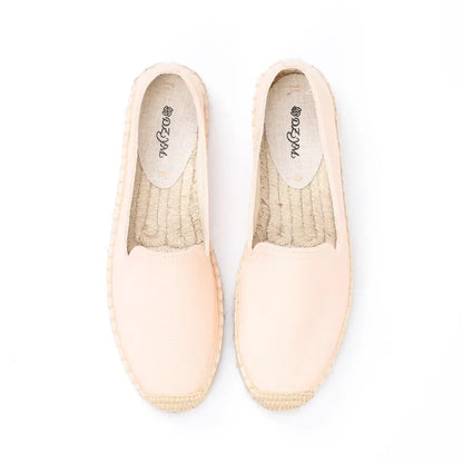 Espadrilles Femme Toile – Semelle Tressée Bout Rond