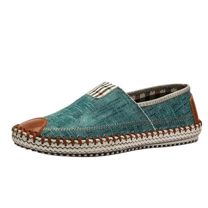 Espadrilles Homme – Bout Rond Couture Apparente Slip-On