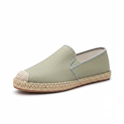 Espadrilles Homme Toile – Slip-On Bout Rond Style Pêcheur