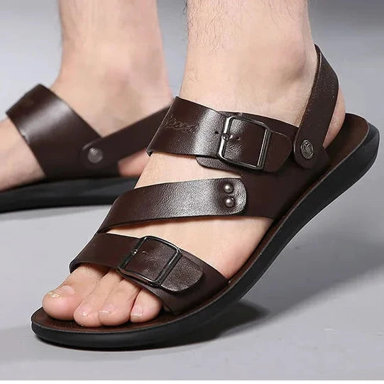 Sandales Homme – Brides Multiples Avec Boucles Ajustables