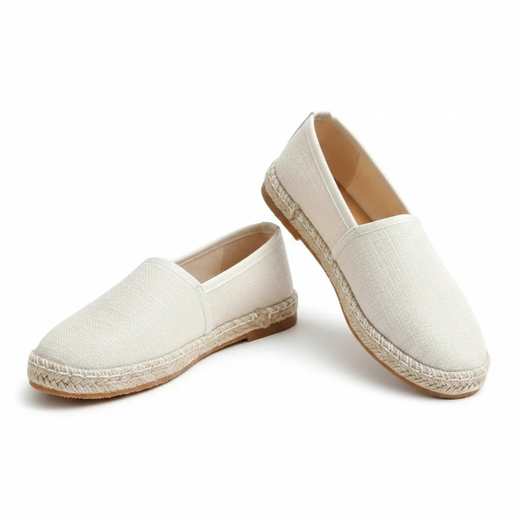 Espadrilles Femme Toile – Bicolore Slip-On Confort