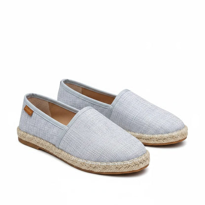 Espadrilles Femme Toile – Slip-On Uni Bout Rond