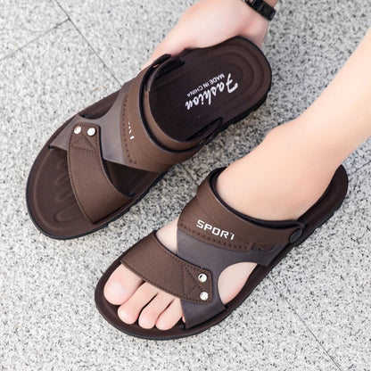 Sandales Homme – Bride Large Sport Et Finition Rivetée