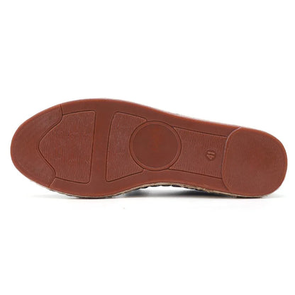 Espadrilles Homme Suédine – Slip-On Couture Apparente
